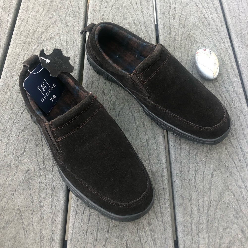 Men's Genuine Suede Loafer Slipper